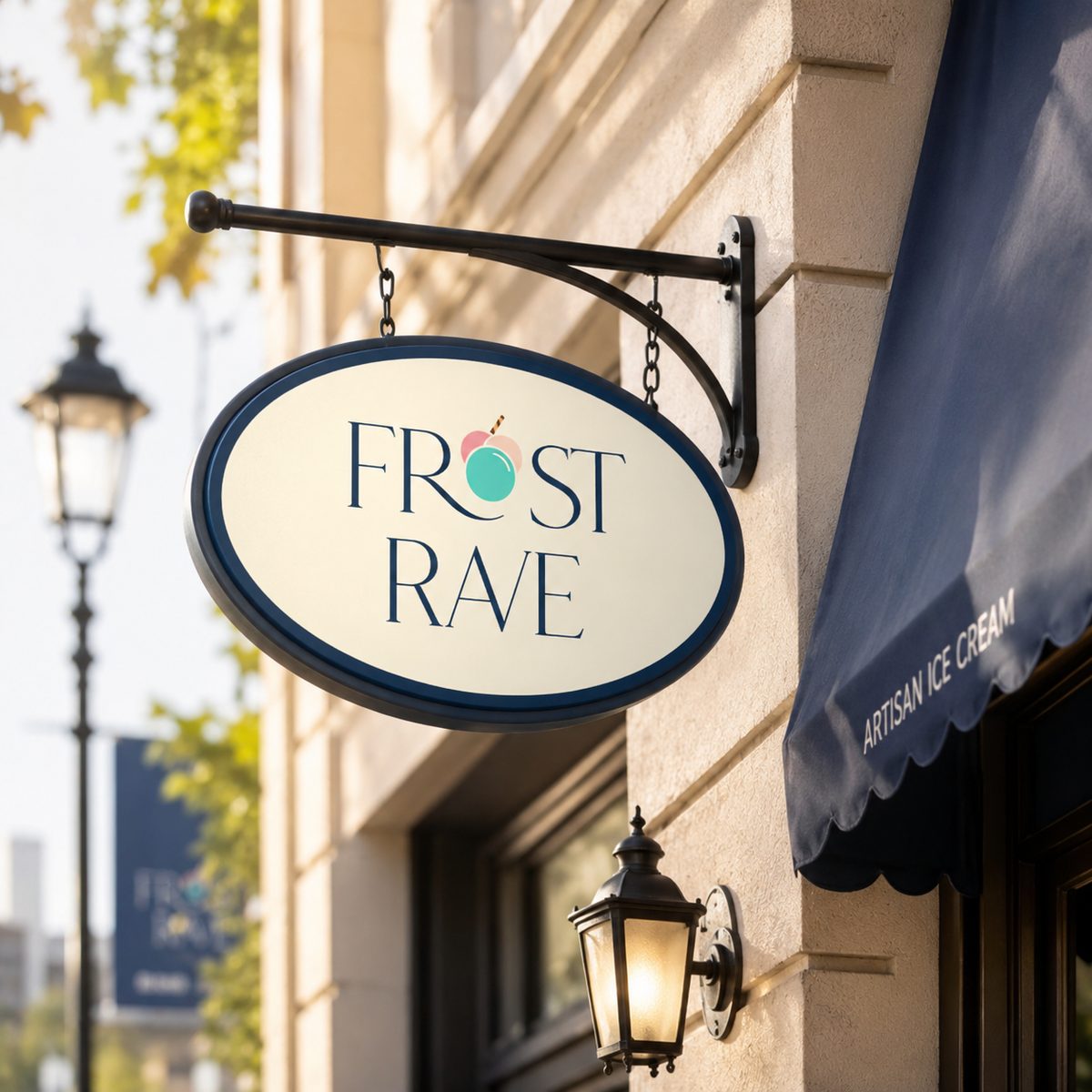 Frost Rave logo system