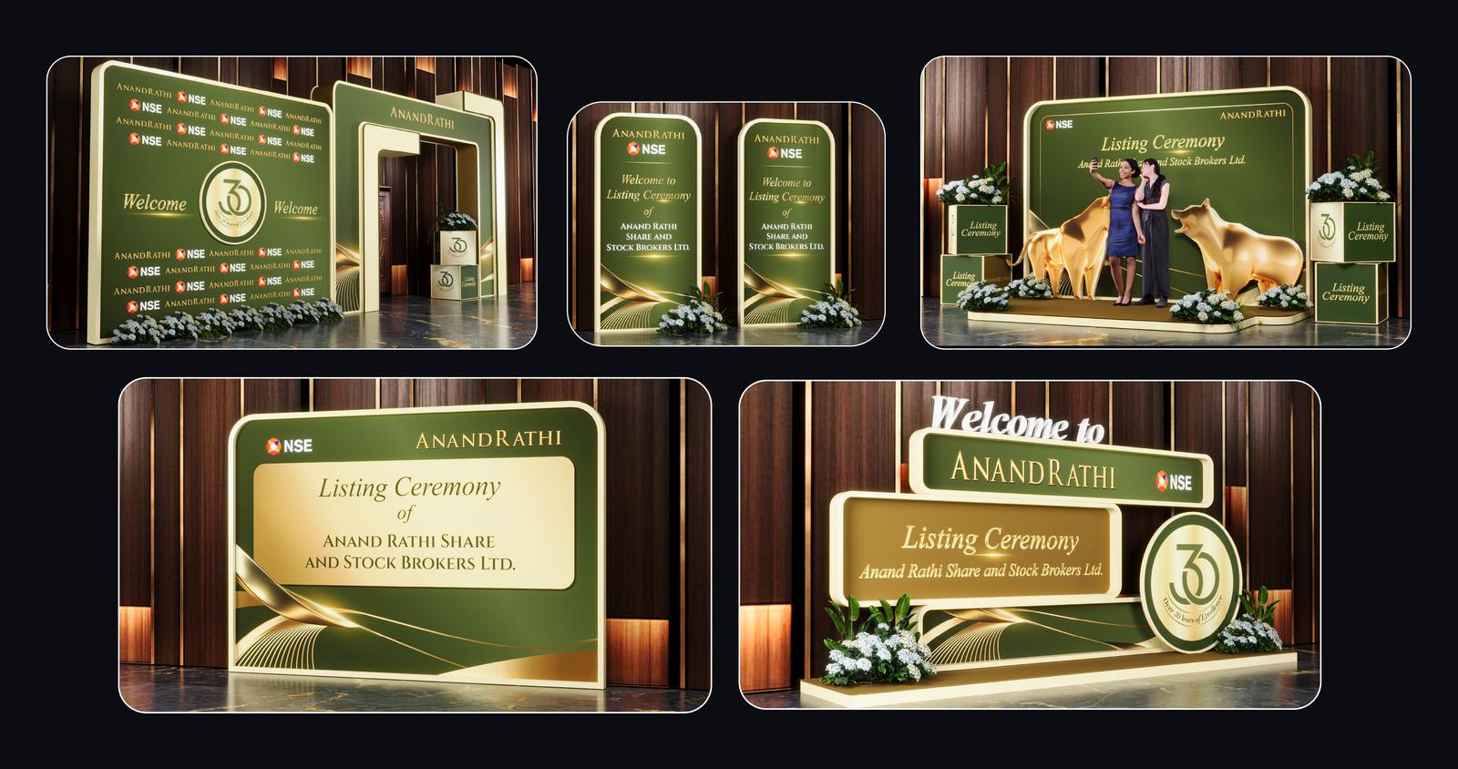 Anand Rathi, Spatial branding and photo opportunities