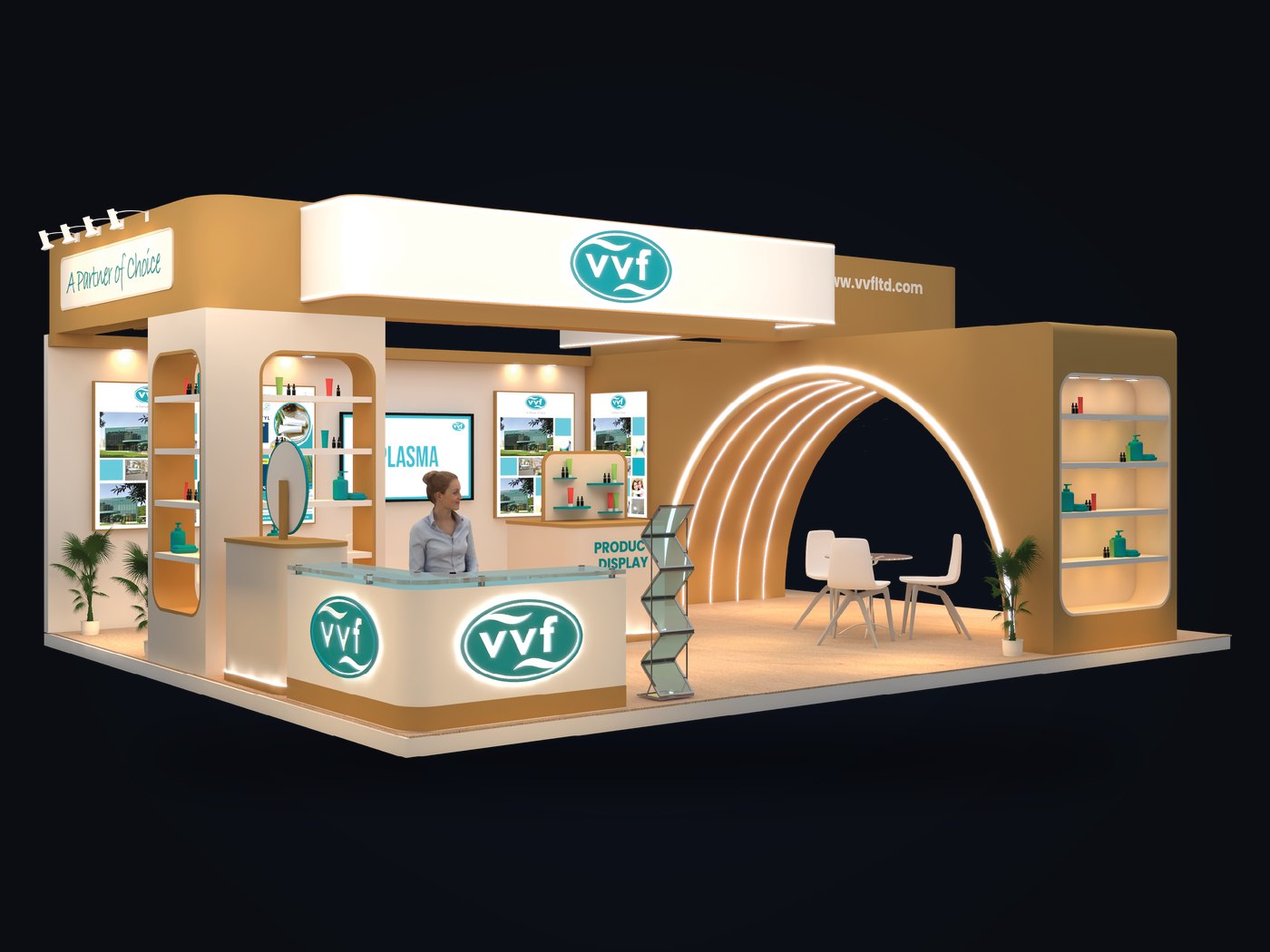 VVF Ltd exhibition stall design