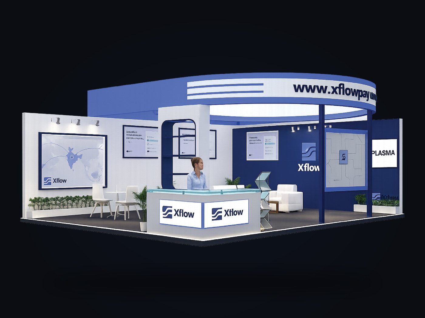 Xflow exhibition stall design
